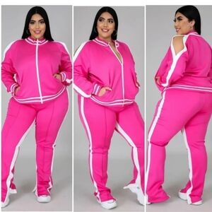 Women's Pink Track Suit